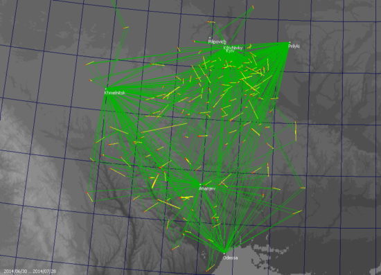 Foto 4Bazisnye meteory MeteorsUA 550x397 Август   месяц ливней звездных